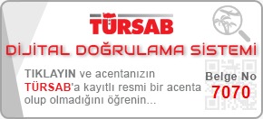 Sütçü İmam TÜRSAB dijital doğrulama logosu, belge no 7070